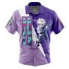 Killua Zoldyck V3 HXH Short Sleeve Hawaiian Shirtt FRONT Mockup - Hunter X Hunter Gifts