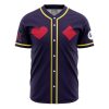 Personalized First Outfit Hisoka HXH AOP Baseball Jersey FRONT Mockup - Hunter X Hunter Gifts