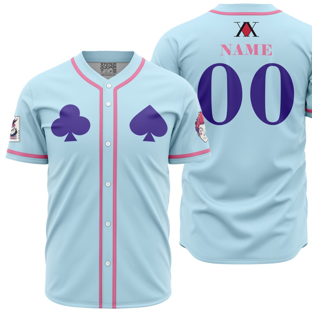 Personalized Hypnotic Eye Hisoka Hunter X Hunter Baseball Jersey
