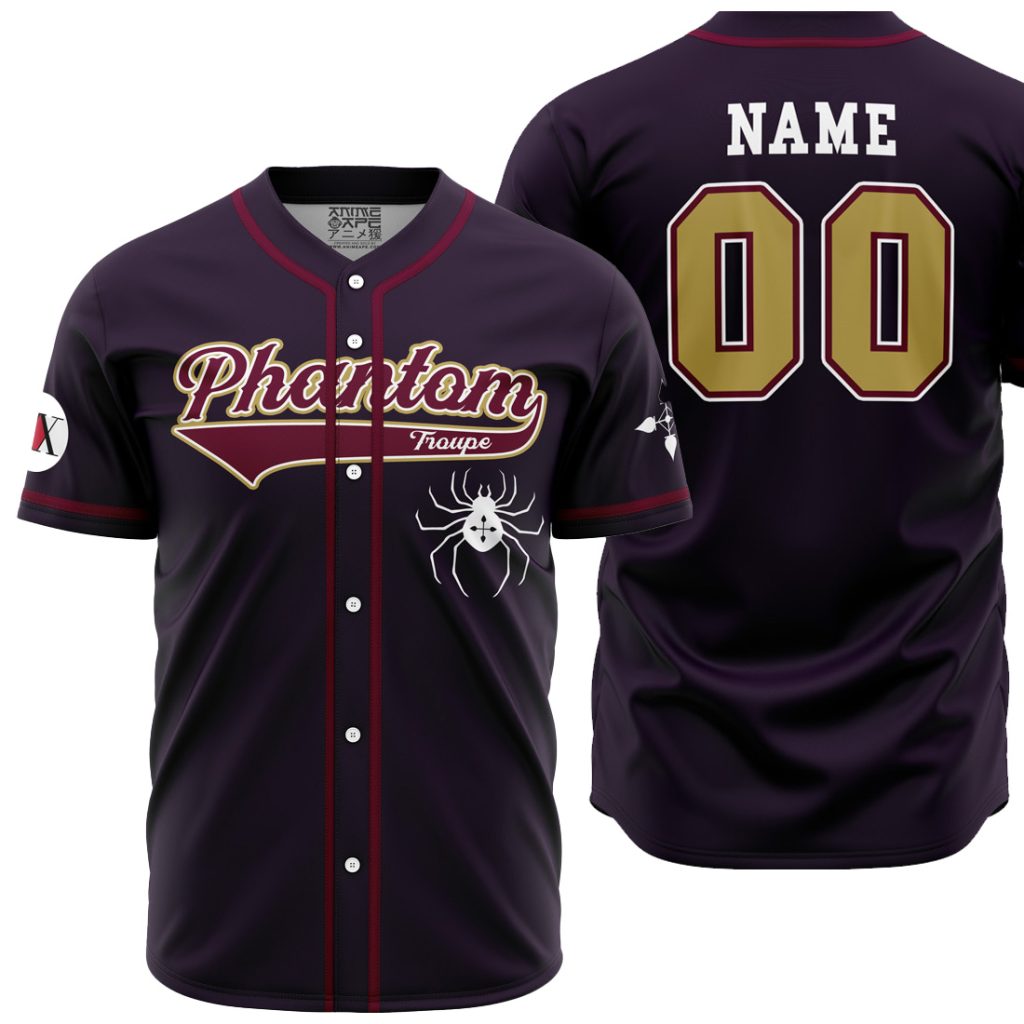 Personalized Phantom Troupe Chrollo Hunter X Hunter Baseball Jersey
